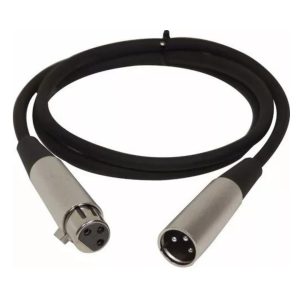Cable De Micrófono Canon Hembra A Canon Macho De 6 Metros