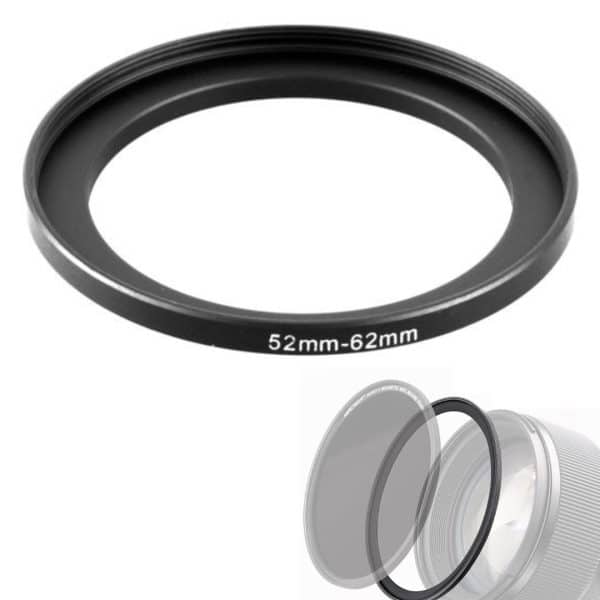 Anello Adattatore Filtro 49mm A 62mm - Metallo, Step-up, Per Obiettivi Fotocamera - Foto 6