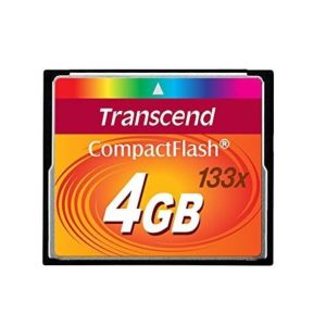 Memoria Compact Flash Transcend 4 Gb Camera Hd 3d Video 133x