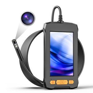Cámara Endoscópica Industrial Pantalla 4.3" Lente Doble Inspección IP68 LED Impermeable 5M