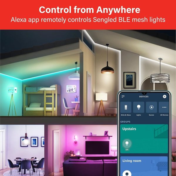 Foco Inteligente Sengled Cambia Color Alexa Bluetooth Smart