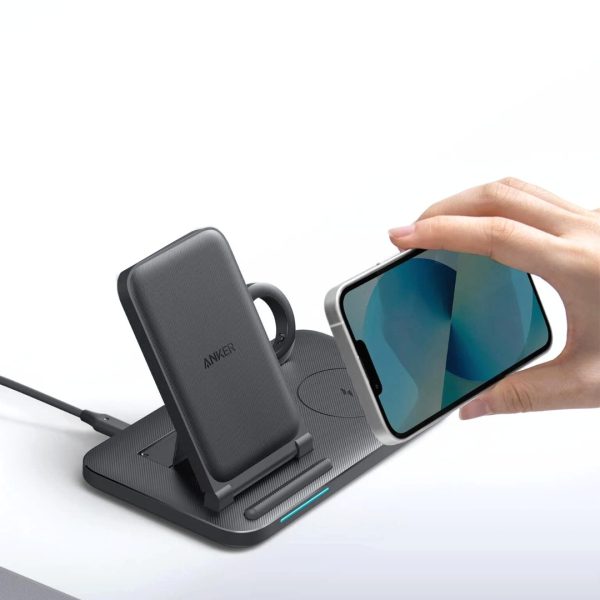Anker Estación De Carga Inalámbrica 3 iPhone AirPods Watch