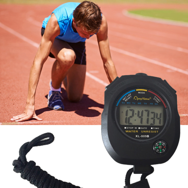 Cronómetro Digital Electrónico Multifunción Impermeable Entrenadores