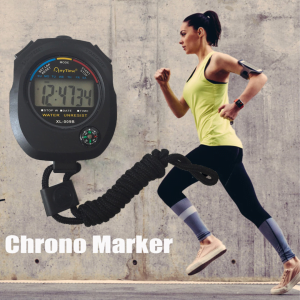 Cronómetro Digital Electrónico Multifunción Impermeable Entrenadores