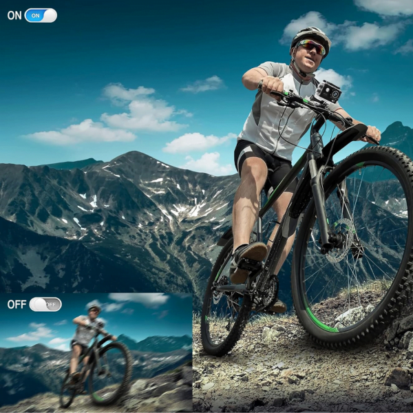 Camara Vdeo Deportiva Accion 4K UHD Wifi con Accesorios