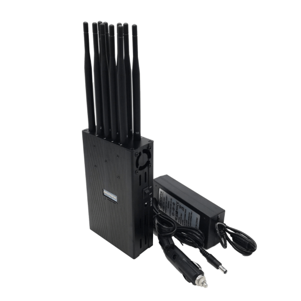 Inhibidor Celulares Portatil Gsm 3g 4g Wifi 10 Antenas Portatil Jammer