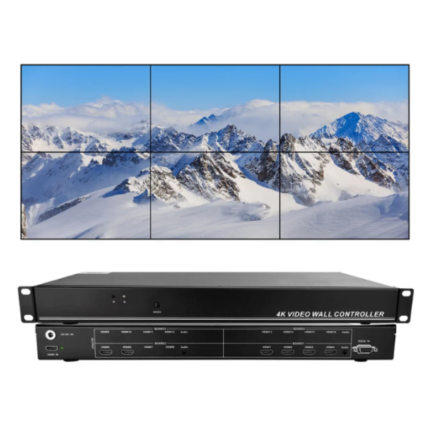 Controlador Video Wall Videowall 3x2 Hdmi 1080P Multipantalla 60Hz