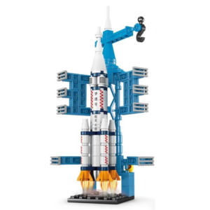Lego Bloque Armable 130 Piezas Puerto Espacial Aviación para Niños Juguete Creativo