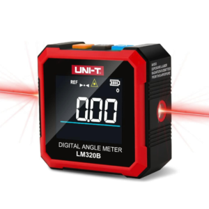 Medidor de Ángulo Electrónico UNI-T LM320B Transportador Digital Inclinómetro Magnético