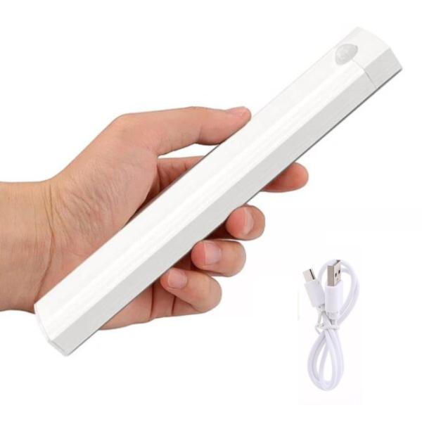 Luz LED Nocturna Sensor de Movimiento Inalámbrica Recargable Armario Cocina