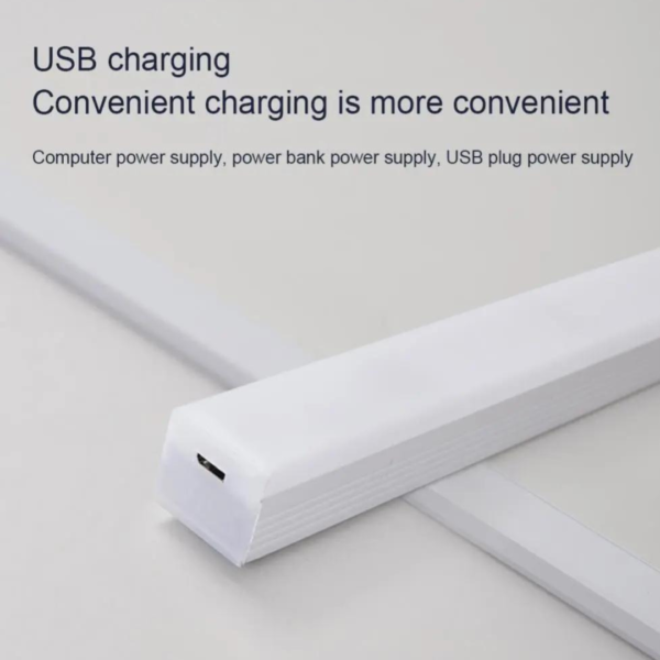 Luz LED Nocturna Sensor de Movimiento Inalámbrica Recargable Armario Cocina