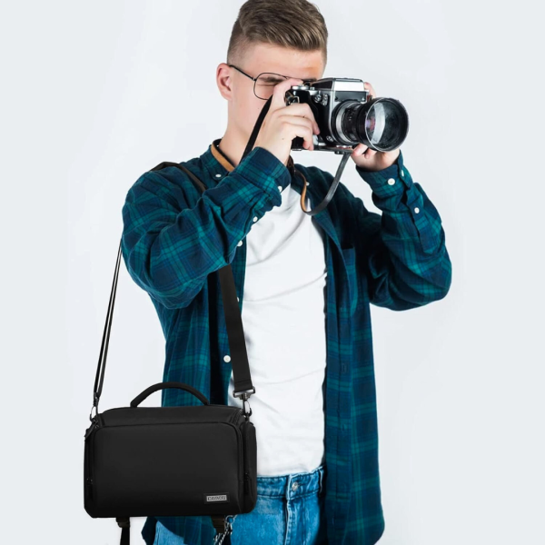 Maleta Bolso Estuche Amplio Cámara Canon Nikon Sony Fujifilm Panasonic