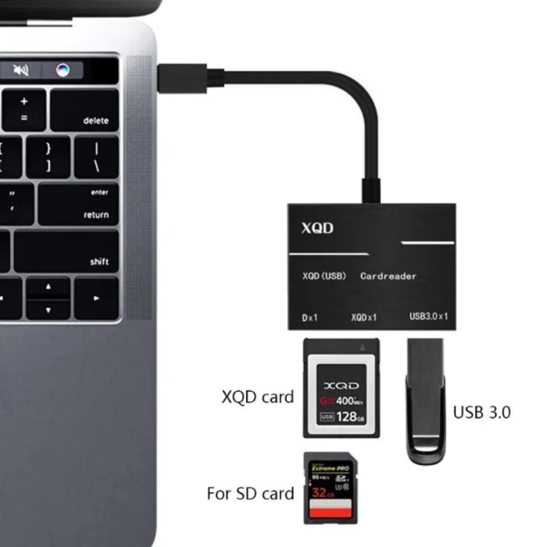 Lector Memoria Compact Flash Usb C Micro Sd Ms Tarjetas