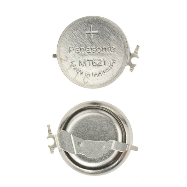 Bateria Recargable para Reloj MT621 Capacitor para Seiko Kinetic Solar V137 V138 302624X