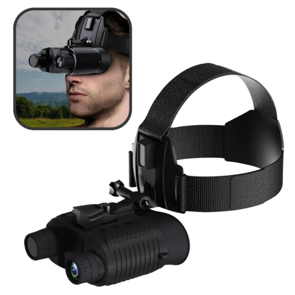 Binoculares NV8160 Visión Nocturna Gafas Montaje Cabeza 1080P HD Infrarrojo Digital Batería Recargable