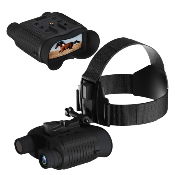 Binoculares NV8160 Visión Nocturna Gafas Montaje Cabeza 1080P HD Infrarrojo Digital Batería Recargable