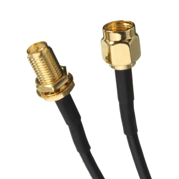 Cable De 20 Metros Prolongador Antena Wifi 2.4ghz Rpsma Pigtail