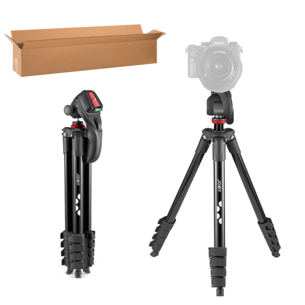 Trípode Portátil Ligero de aluminio JOBY Compact Action Altura 155.49 cm