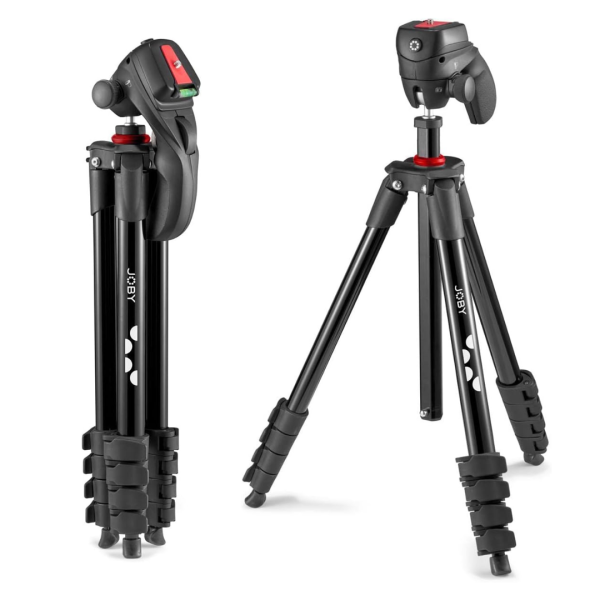 Trípode Portátil Ligero de aluminio JOBY Compact Action Altura 155.49 cm