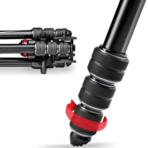 Trípode Manfrotto de Aluminio Befree Live Rótula de Vídeo con Palanca Altura 151 cm