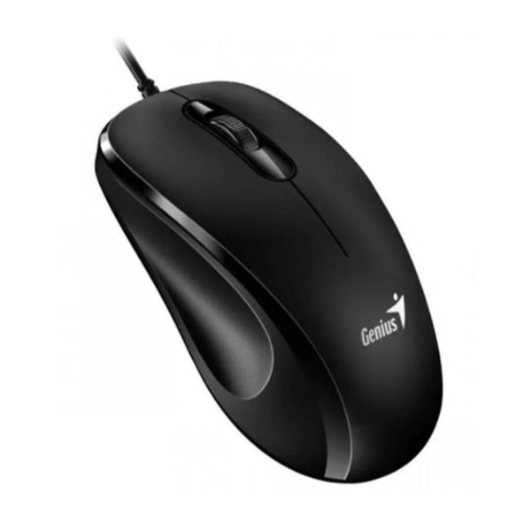 Mouse Oficina Genius Dx 101 Optico Usb Con Cable Pc Color Negro