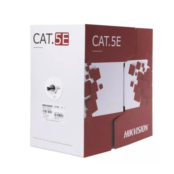 Metro de Cable Utp Cat 5E Hikvision 100% Cobre para Exterior