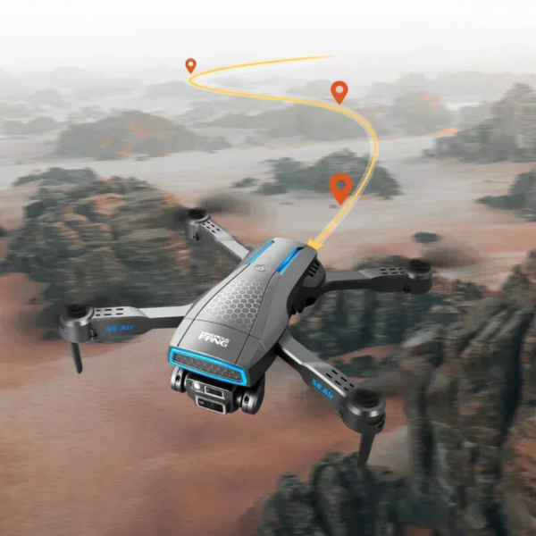 Air Dron S8 Cámara HD 8K RC WIFI FPV Distancia Evita Obstáculos Flujo Optico Dron