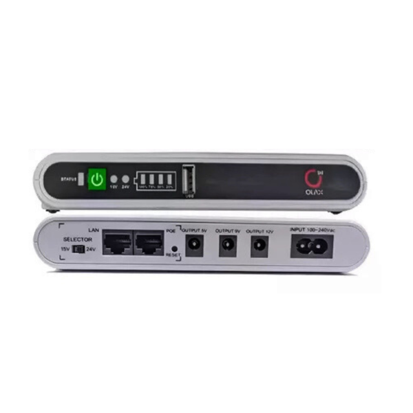 Mini Ups Olax Bateria Recargable 10000 Mah hasta 8h Router Internet