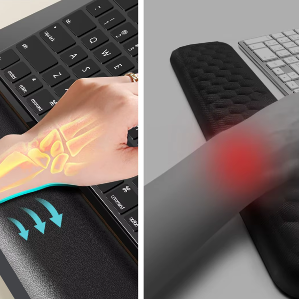 Almohadilla Reposamuñecas para Teclado Hagibis Cojín Pad Soporte Muñeca