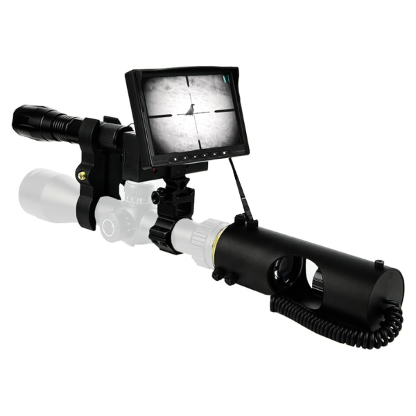 Pantalla para Mira Telescópica de Visión Nocturna para Caza Visor Óptico de 850nm LED Infrarrojo IR Impermeable