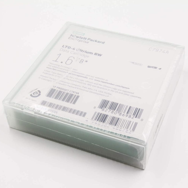 Cartucho de Datos Cintas de Respaldo HP LTO-4 Ultrium RW Data Cartridges C7974A 1.6TB
