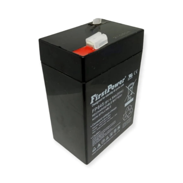 Batería Recargable 6v 4.5a Seca 6 Voltios 4.5 Amperios 4.5ah